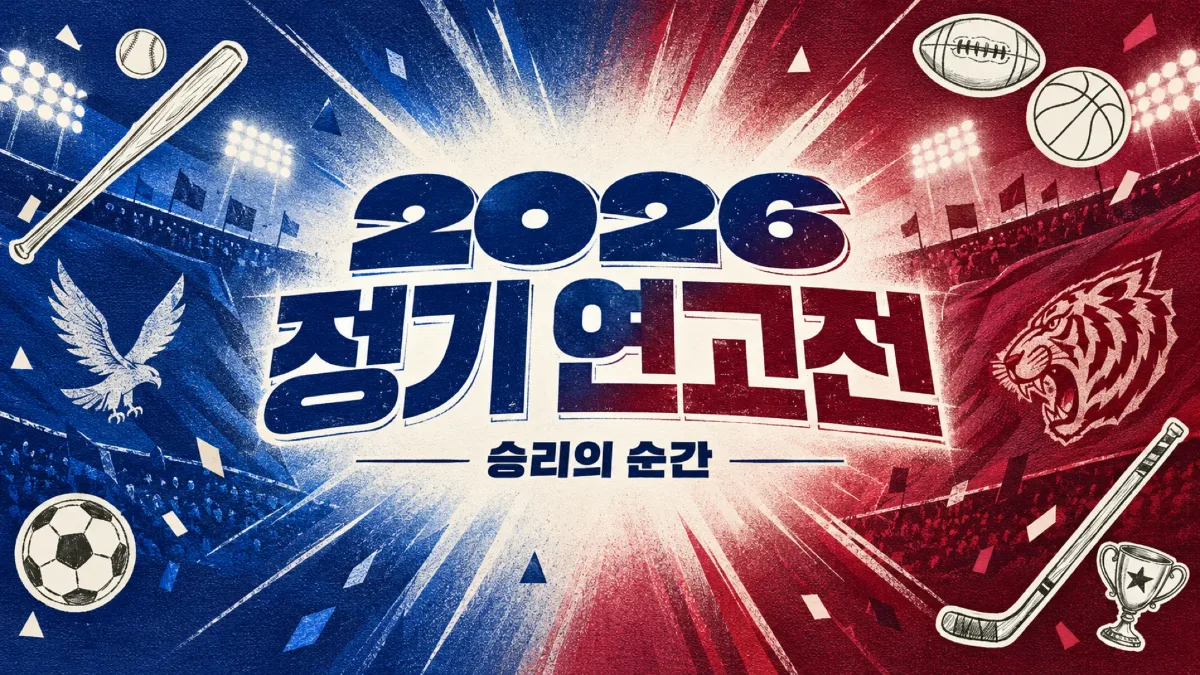 2026 정기 연고전(목동종합운동장) 포토부스 시작 화면